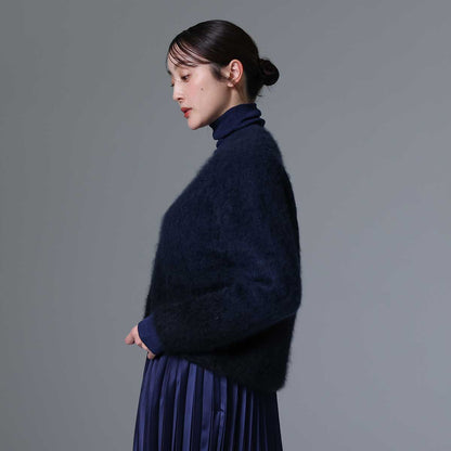 9月下旬~10月上旬お届け予定 F-KN-01「Pure cashmere knit」 V-neck cardigan
