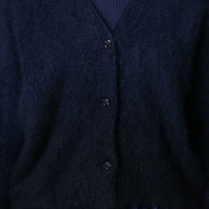 9月下旬~10月上旬お届け予定 F-KN-01「Pure cashmere knit」 V-neck cardigan