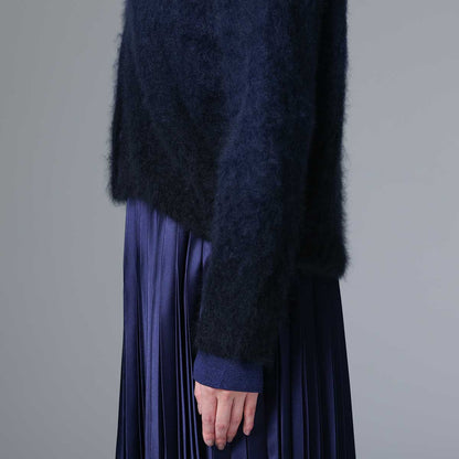 9月下旬~10月上旬お届け予定 F-KN-01「Pure cashmere knit」 V-neck cardigan