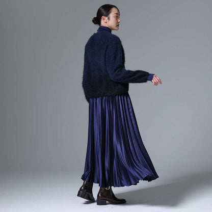 9月下旬~10月上旬お届け予定 F-KN-01「Pure cashmere knit」 V-neck cardigan