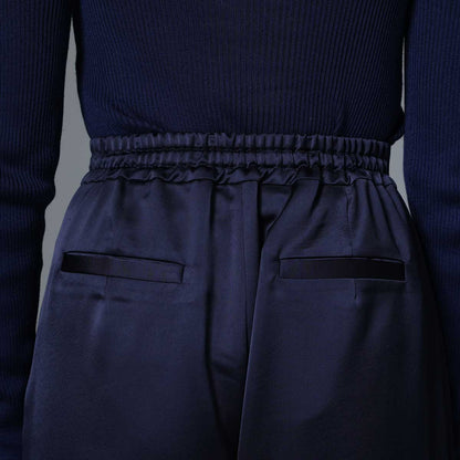 9月下旬~10月上旬お届け予定 F-PT-03「Vintage stretch satin」 Jogger pants
