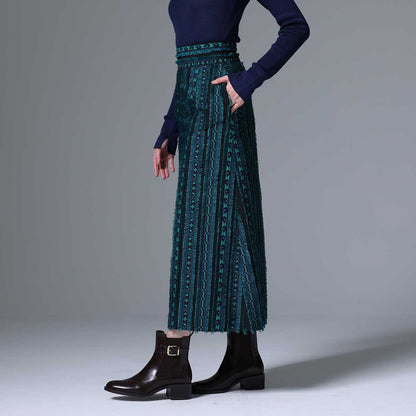 9月下旬~10月上旬お届け予定 F-SK-02「Tyrol Feather」 A-line skirt
