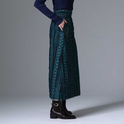 9月下旬~10月上旬お届け予定 F-SK-02「Tyrol Feather」 A-line skirt