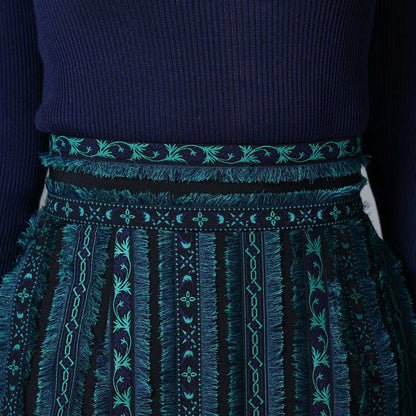 9月下旬~10月上旬お届け予定 F-SK-02「Tyrol Feather」 A-line skirt