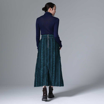 9月下旬~10月上旬お届け予定 F-SK-02「Tyrol Feather」 A-line skirt