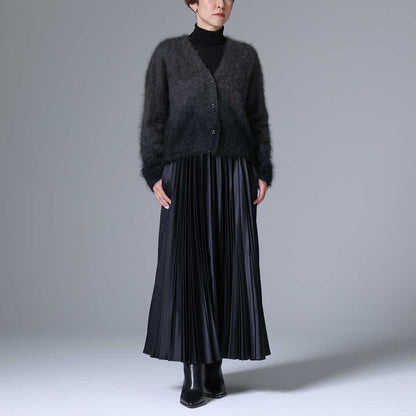9月下旬~10月上旬お届け予定 F-KN-01「Pure cashmere knit」 V-neck cardigan