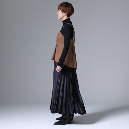 8月下旬~9月上旬お届け予定 F-BL-01 「Worsted twill」Camisole blouse