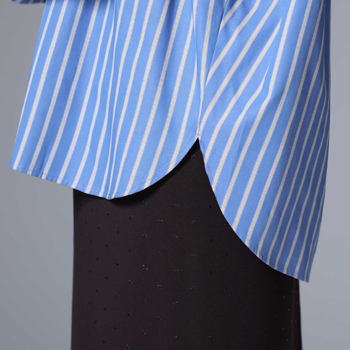 ８月上旬~中旬お届け予定 F-SH-01「Multi stripe」Dolman sleeve shirts