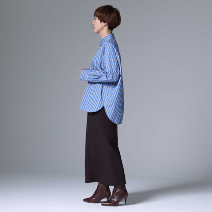 ８月上旬~中旬お届け予定 F-SH-01「Multi stripe」Dolman sleeve shirts