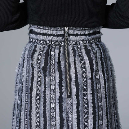 9月下旬~10月上旬お届け予定 F-SK-02「Tyrol Feather」 A-line skirt