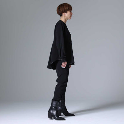 9月下旬~10月上旬お届け予定 F-BL-03「Technical double cloth」 Pullover blouse