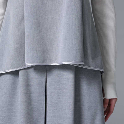 8月下旬~9月上旬お届け予定 F-BL-01 「Worsted twill」Camisole blouse