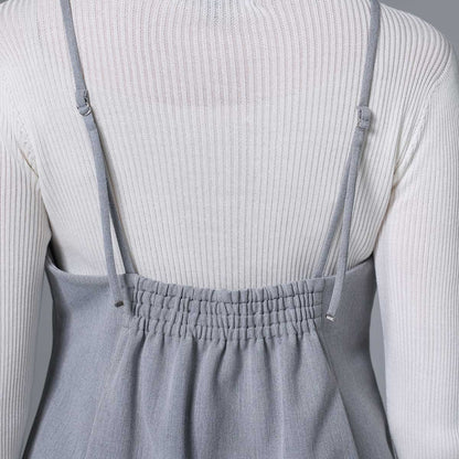 8月下旬~9月上旬お届け予定 F-BL-01 「Worsted twill」Camisole blouse