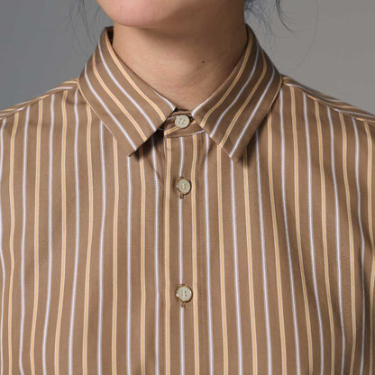 ８月上旬~中旬お届け予定 F-SH-01「Multi stripe」Dolman sleeve shirts