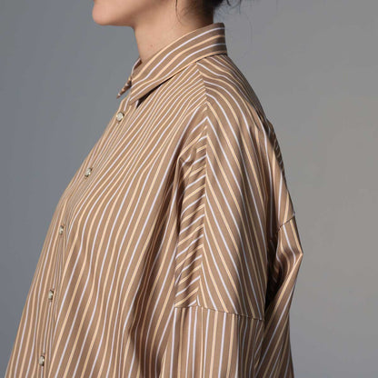 ８月上旬~中旬お届け予定 F-SH-01「Multi stripe」Dolman sleeve shirts