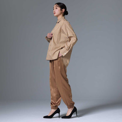 ８月上旬~中旬お届け予定 F-SH-01「Multi stripe」Dolman sleeve shirts