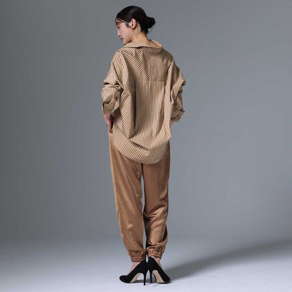 ８月上旬~中旬お届け予定 F-SH-01「Multi stripe」Dolman sleeve shirts