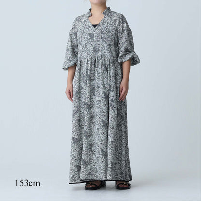 C-BL-83 Robin flower blouse WHITE