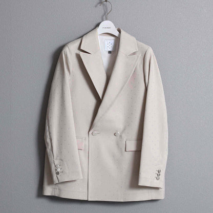 F-JK-09「Stella dot」Relax jacket ECRU×SILVER