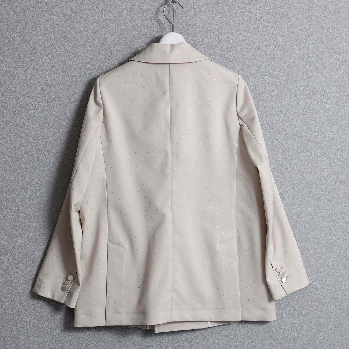 F-JK-09「Stella dot」Relax jacket ECRU×SILVER