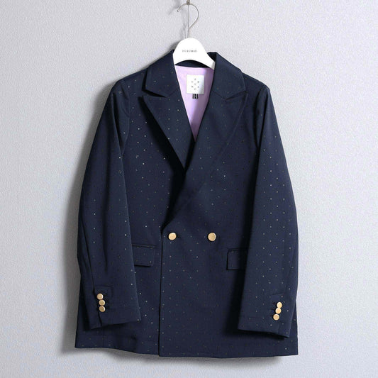 F-JK-09「Stella dot」Relax jacket NAVY×BLACK