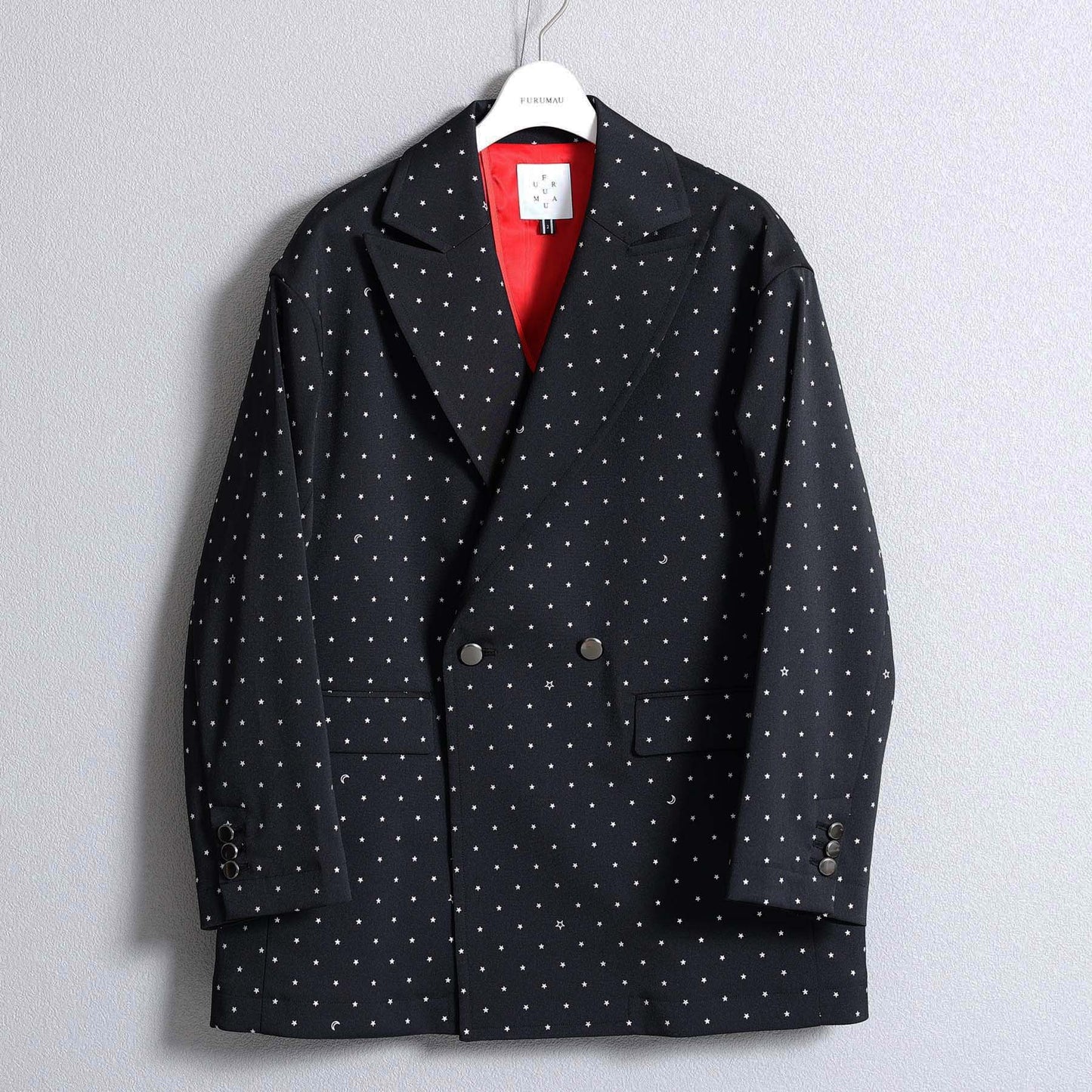 F-JK-09「Stella dot」Relax jacket BLACK×SILVER