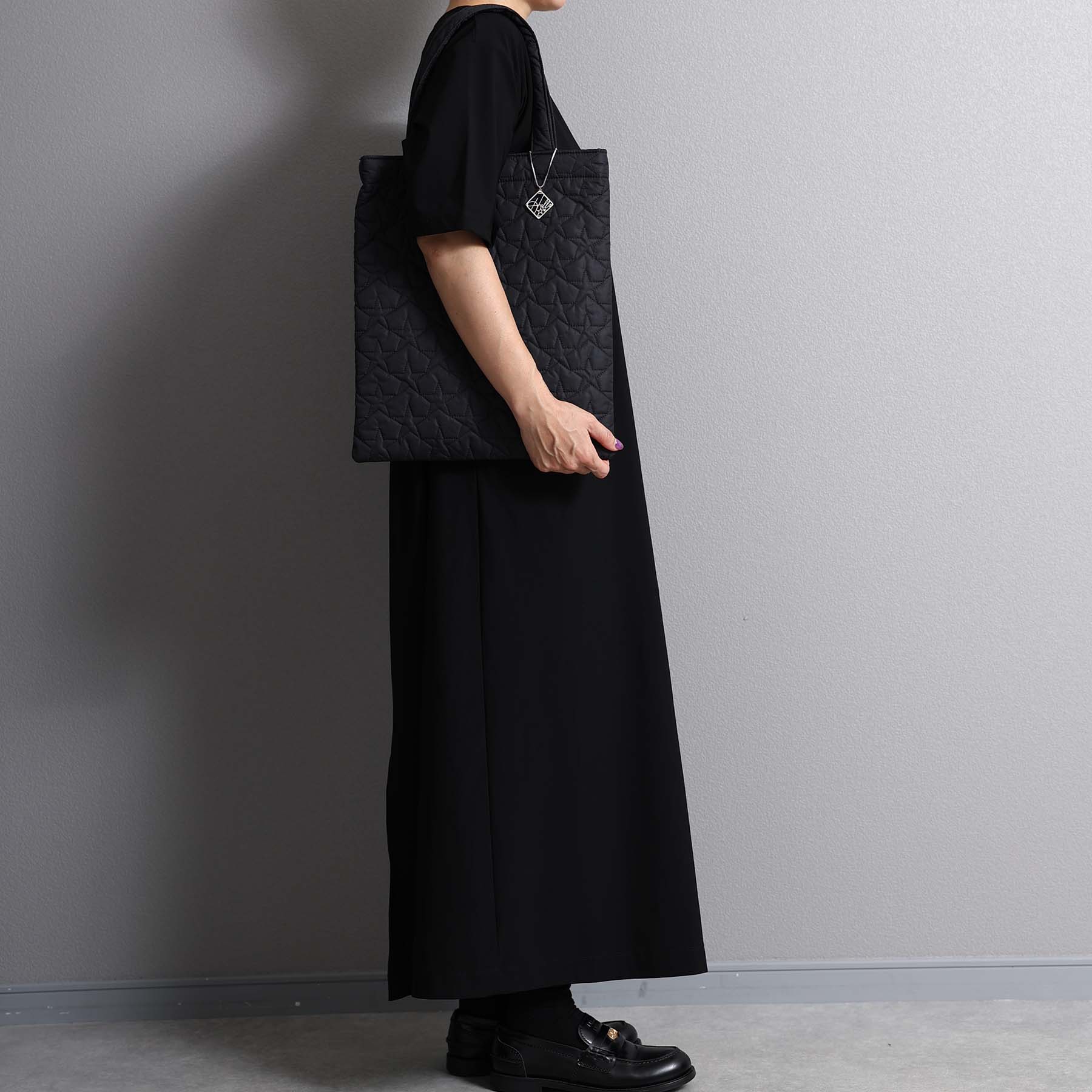 C-BG-21「Stella quilt（裏地付き）」Tote Bag BLACK – FURUMAU
