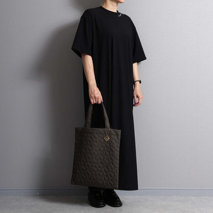 C-BG-11「Stella quilt（裏地なしキルティング）」Tote Bag NAVY&KHAKI