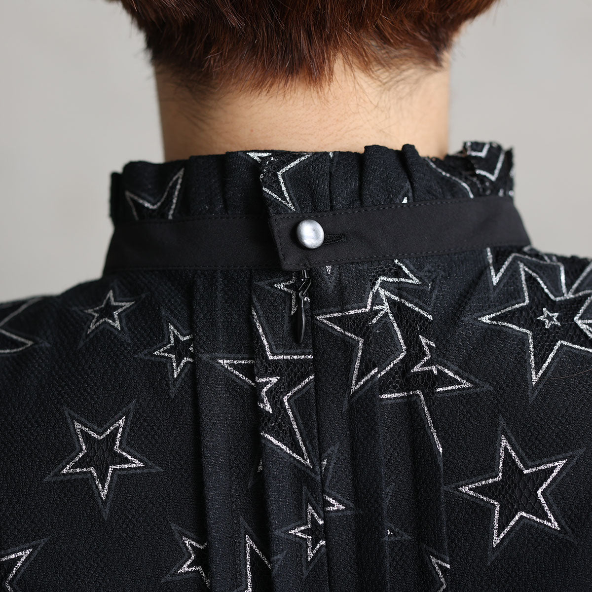 C-BL-76「Blanche」Stand collar blouse
