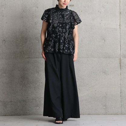 C-BL-76「Blanche」Stand collar blouse