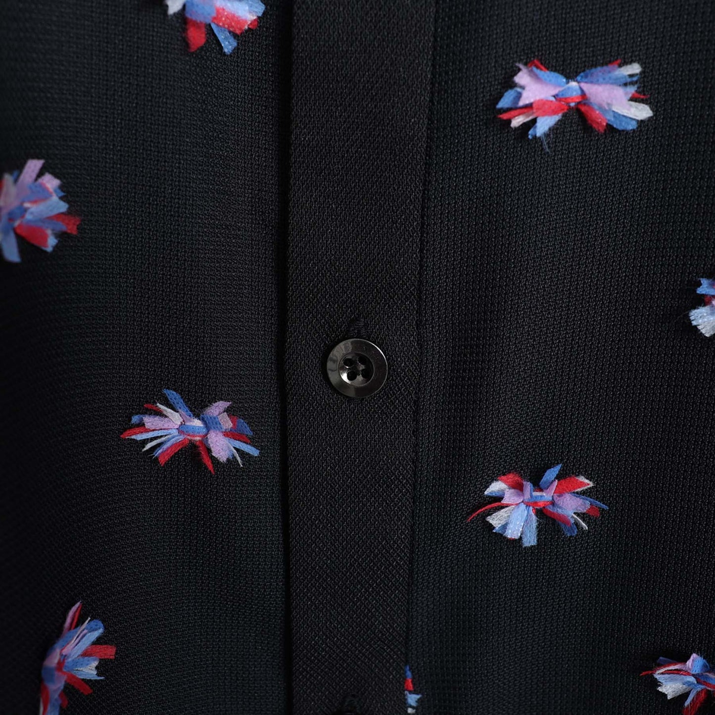 C-BL-83 Robin flower blouse WHITE