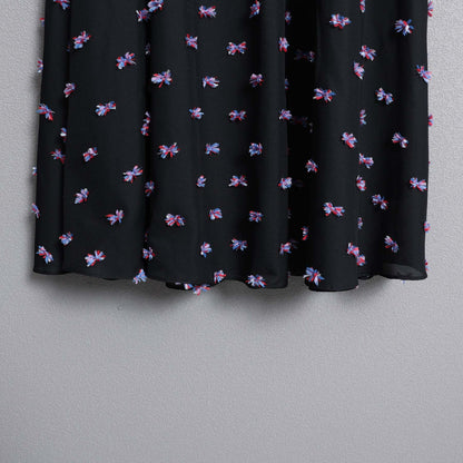 C-BL-83 Robin flower blouse WHITE