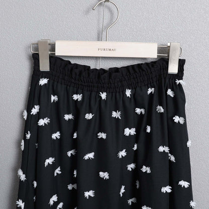 C-BL-83 Robin flower blouse WHITE