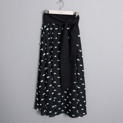 C-BL-83 Robin flower blouse WHITE