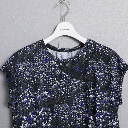 C-BL-83 Robin flower blouse WHITE