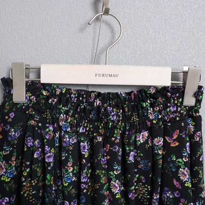 C-BL-83 Robin flower blouse WHITE