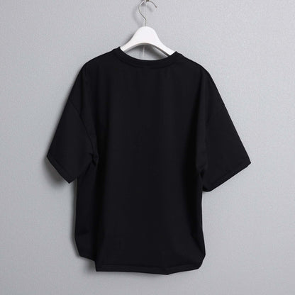 F-CS-10H「Snowmelt knit」Logo tee【BLACK】