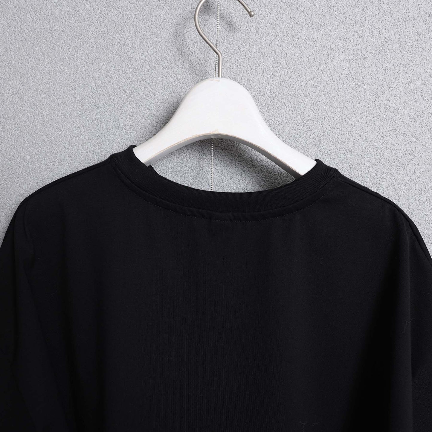 F-CS-10H「Snowmelt knit」Logo tee【BLACK】