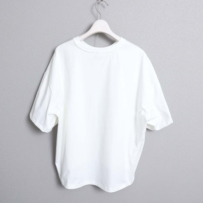 C-BL-83 Robin flower blouse WHITE