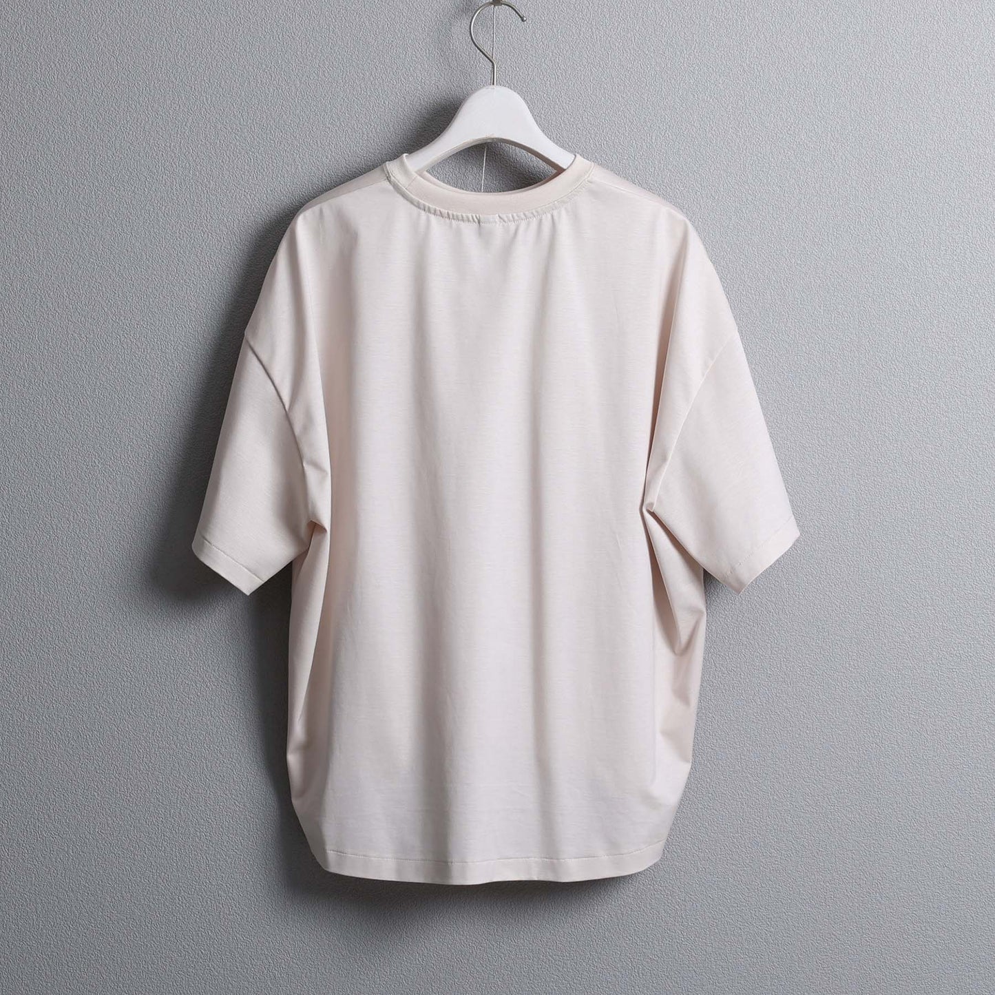 F-CS-10H「Snowmelt knit」Logo tee【BEIGE】