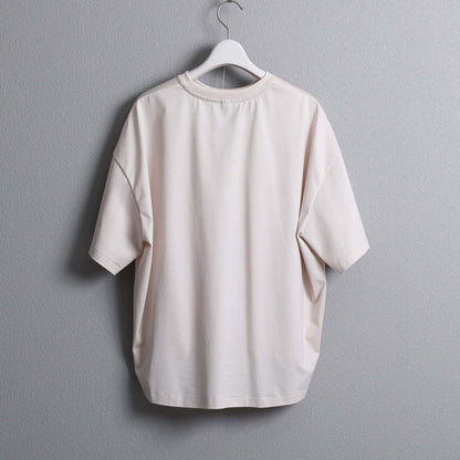 F-CS-10H「Snowmelt knit」Logo tee【BEIGE】
