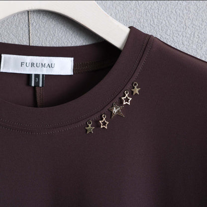 C-BL-83 Robin flower blouse WHITE