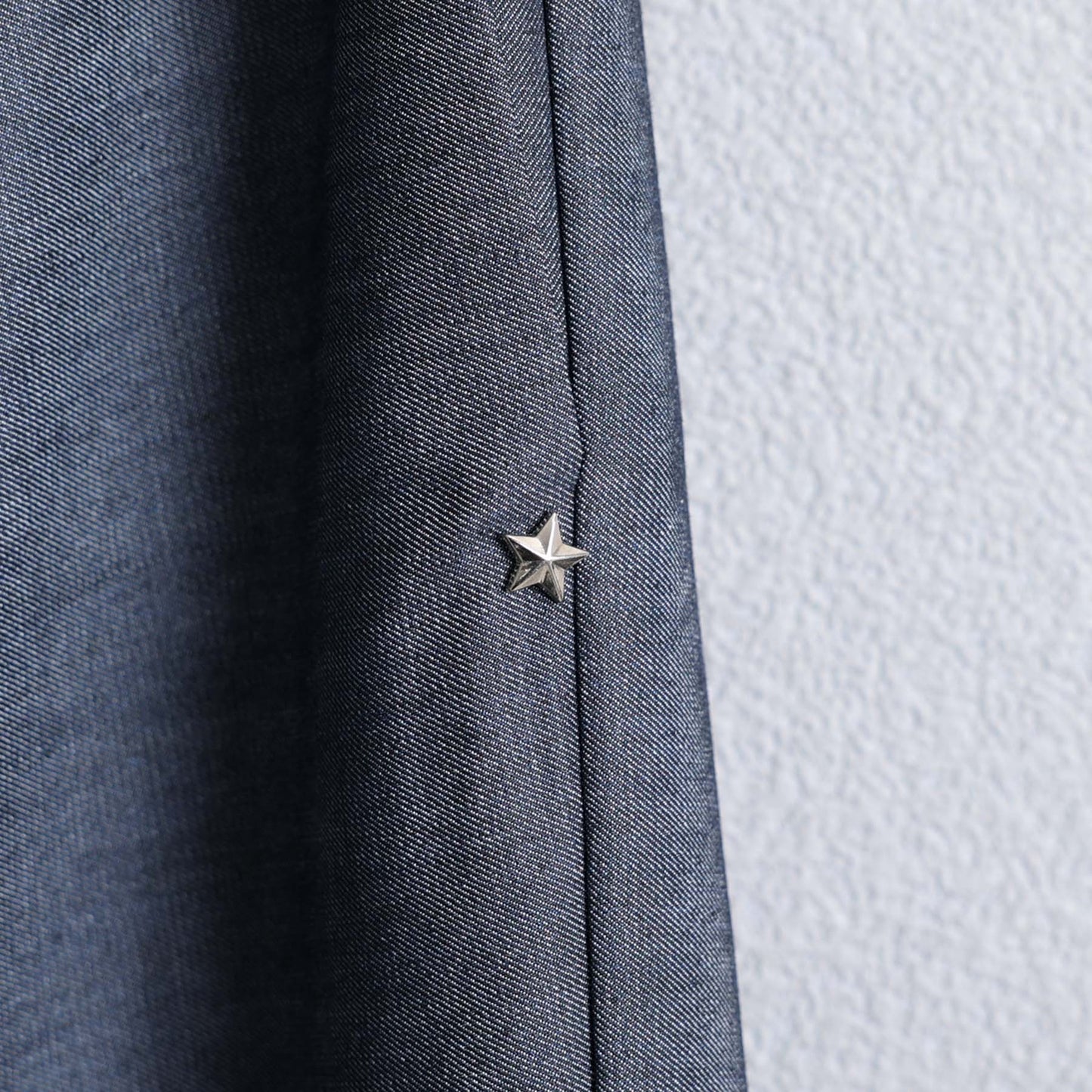 F-PT-10「Function light denim」Easy wide pants【NAVY】