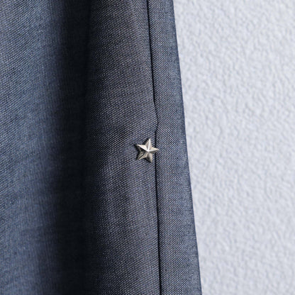 F-PT-10「Function light denim」Easy wide pants【NAVY】