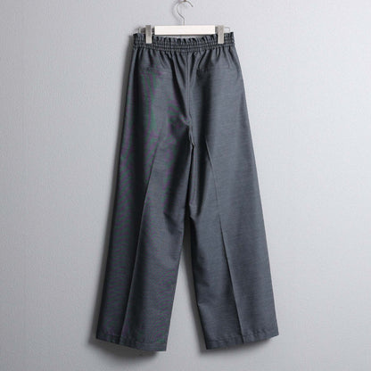 F-PT-10「Function light denim」Easy wide pants【BLACK】