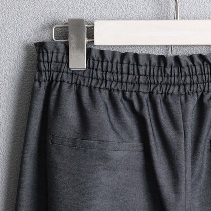 F-PT-10「Function light denim」Easy wide pants【BLACK】