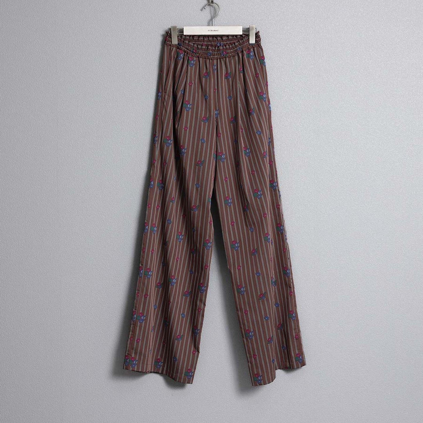 2026AW【10月下旬お届け予定】 F-PT-13「Robin stripe」Easy wide pants【全3色】