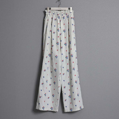 2026AW【10月下旬お届け予定】 F-PT-13「Robin stripe」Easy wide pants【全3色】