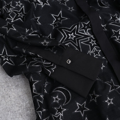 C-BL-72「Blanche」Relax shirts BLACK