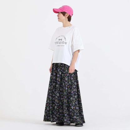 C-BL-83 Robin flower blouse WHITE